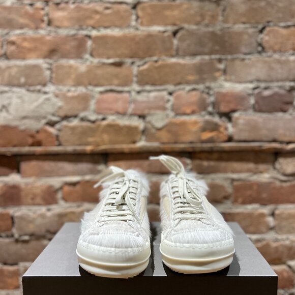 Rick Owens Vintage Sneaks “Milk” Pony Hair - Picture 3 of 12